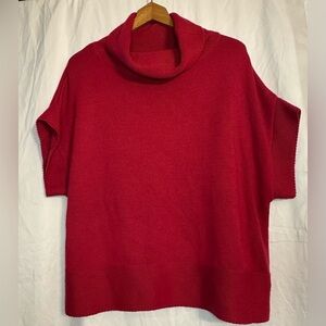 Coldwater Creek Women’s short sleeve turtleneck sweater size Large Pink